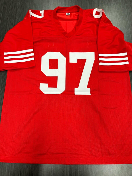 Nick Bosa Signed San Francisco 49ers Custom Jersey Beckett COA