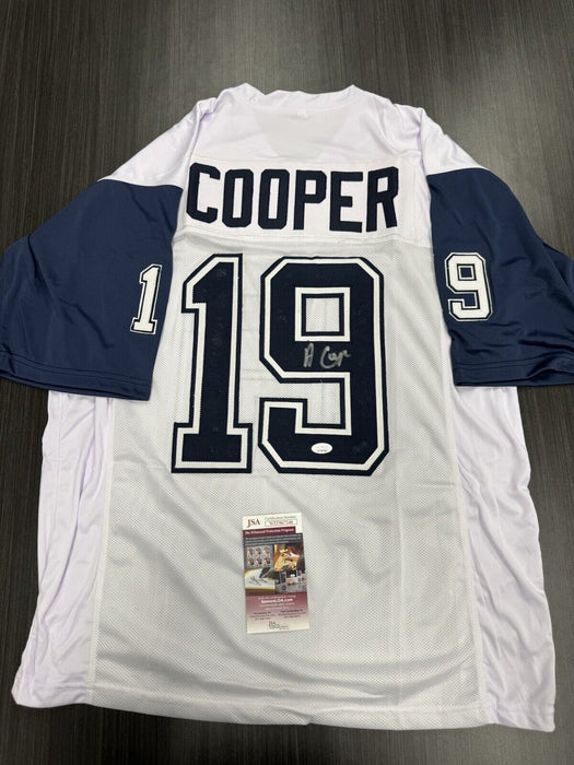 Amari Cooper Signed Dallas Cowboys Custom Jersey JSA COA