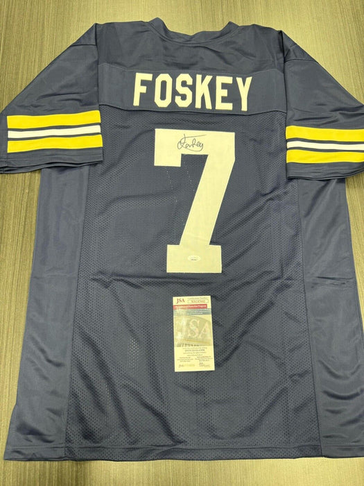 Isaiah Foskey Signed Notre Dame Fighting Irish Custom Jersey JSA COA