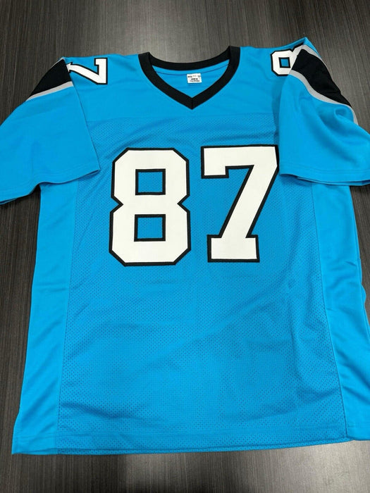 Muhsin Muhammad Signed Carolina Panthers Custom Jersey Beckett COA