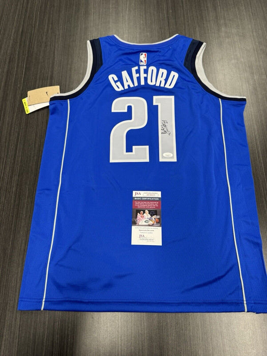 Daniel Gafford Signed Dallas Mavericks Jersey JSA COA