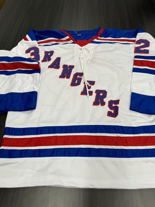 Stephane Matteau Signed New York Rangers Custom Jersey JSA COA