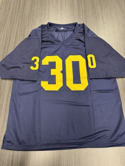 Dax Hill Signed Michigan Wolverines Custom Jersey Beckett COA