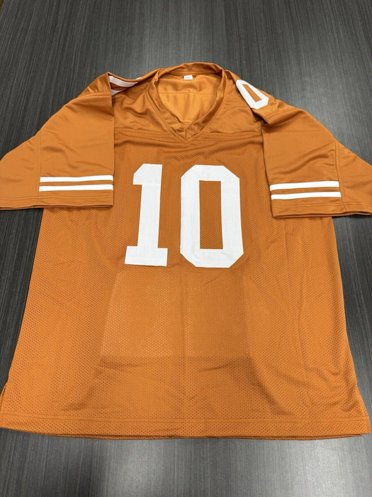 Vince Young Signed Texas Longhorns Custom Jersey Beckett COA