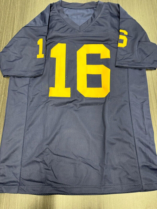 Denard Robinson Signed Michigan Wolverines Custom Jersey Beckett COA