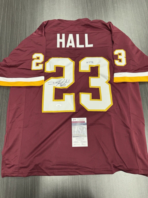 Deangelo Hall Signed Washington Redskins Custom Jersey JSA COA