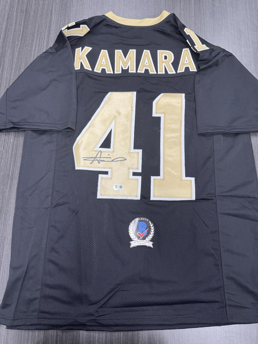 Alvin Kamara Signed New Orleans Saints Custom Jersey Beckett COA