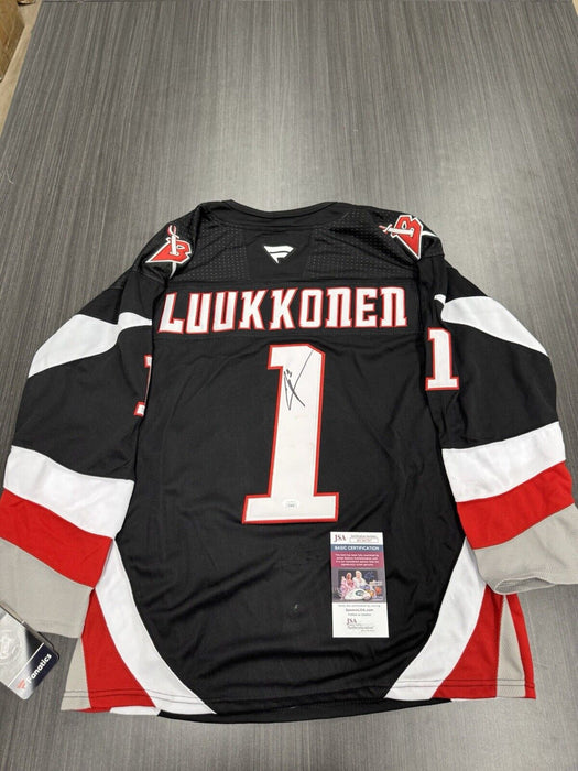 Ukko-Pekka Luukkonen Signed Buffalo Sabres Jersey JSA COA