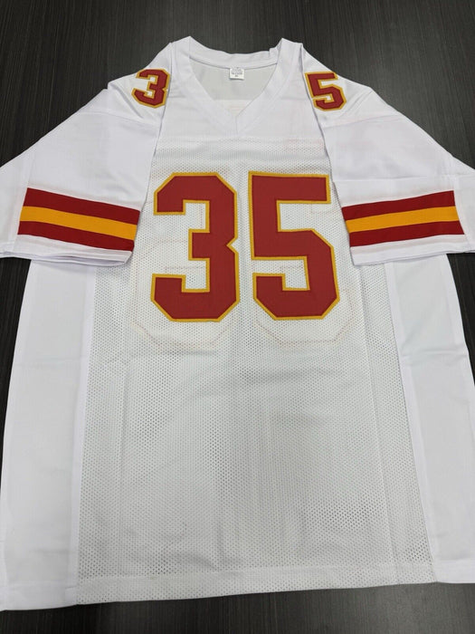 Christian Okoye Signed Kansas City Chiefs Custom Jersey JSA COA