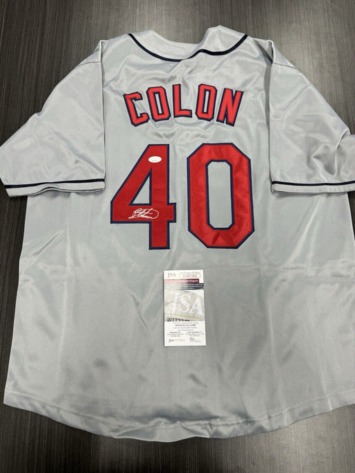 Bartolo Colon Signed Cleveland Guardians Custom Jersey JSA COA