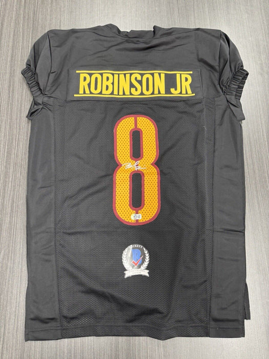 Brian Robinson Jr Signed Washington Commanders Custom Jersey Beckett COA