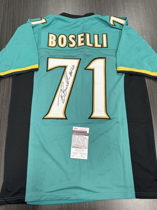 Tony Boselli Signed Jacksonville Jaguars Custom Jersey JSA COA