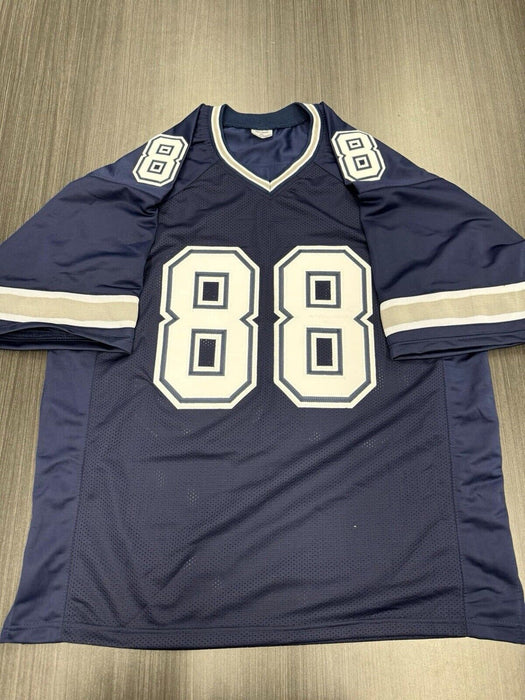 Drew Pearson Signed Dallas Cowboys Custom Jersey Beckett COA