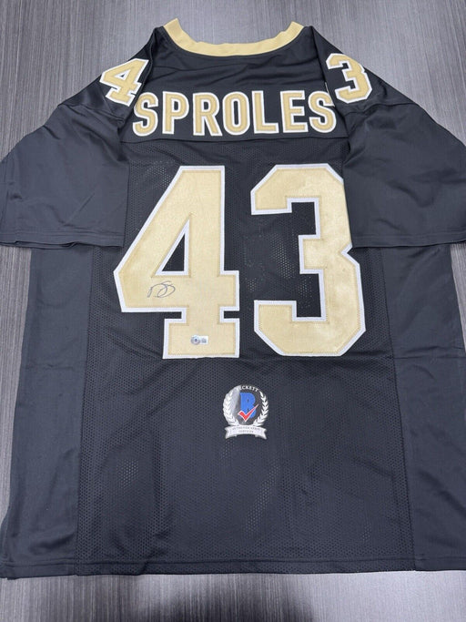 Darren Sproles Signed New Orleans Saints Custom Jersey Beckett COA