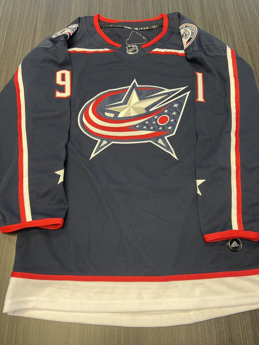 Kent Johnson Signed Columbus Blue Jackets Jersey JSA COA