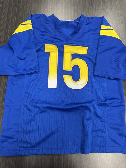 Tutu Atwell Signed Los Angeles Rams Custom Jersey Beckett COA