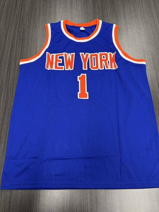 Amare Stoudamire signed New York Knicks Custom Jersey Beckett COA