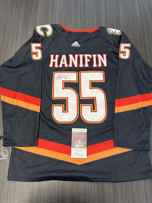 Noah Hanifin Signed Calgary Flames Jersey JSA COA
