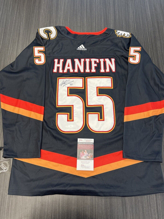 Noah Hanifin Signed Calgary Flames Jersey JSA COA