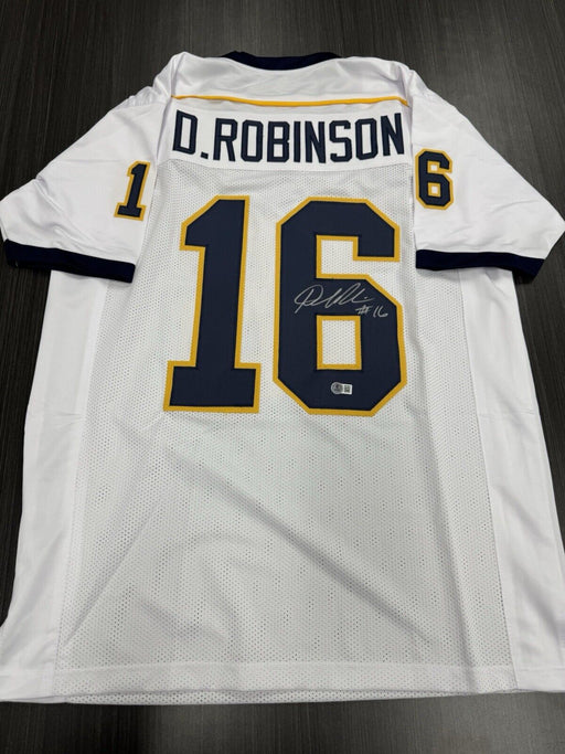 Denard Robinson Signed Michigan Wolverines Custom Jersey Beckett COA
