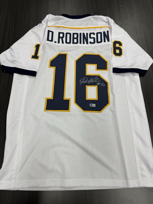 Denard Robinson Signed Michigan Wolverines Custom Jersey Beckett COA