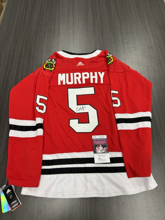 Connor Murphy Signed Chicago Blackhawks Jersey JSA COA