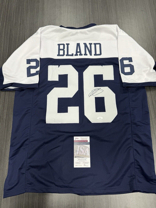 Daron Bland Signed Dallas Cowboys Custom Jersey JSA COA