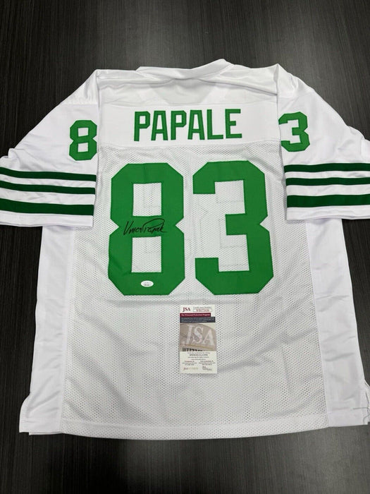Vince Papale Signed Philadelphia Eagles Custom Jersey JSA COA