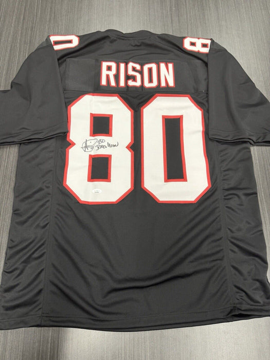 Andre Rison Signed Atlanta Falcons Custom Jersey JSA COA