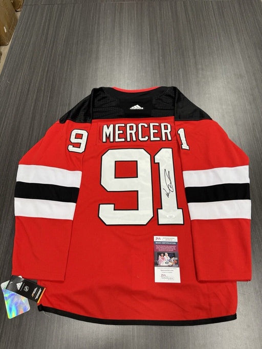 Dawson Mercer Signed New Jersey Devils Jersey JSA COA
