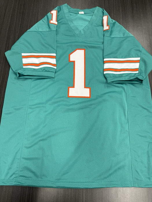 Tua Tagovailoa Signed Miami Dolphins Custom Jersey Beckett COA