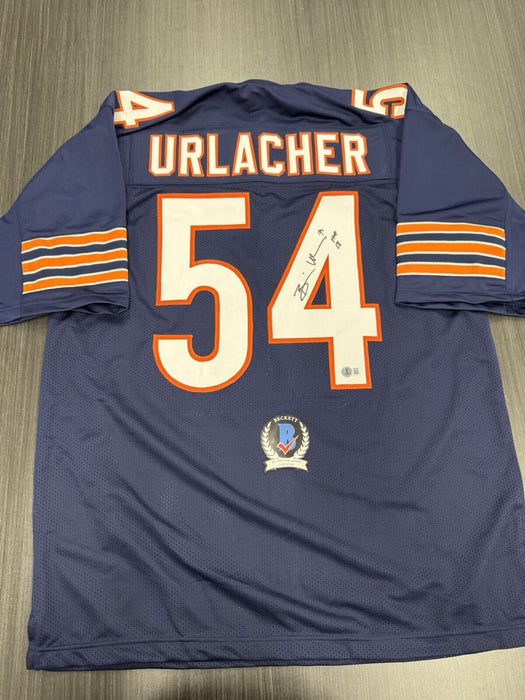 Brian Urlacher Signed Chicago Bears Custom Jersey Beckett COA