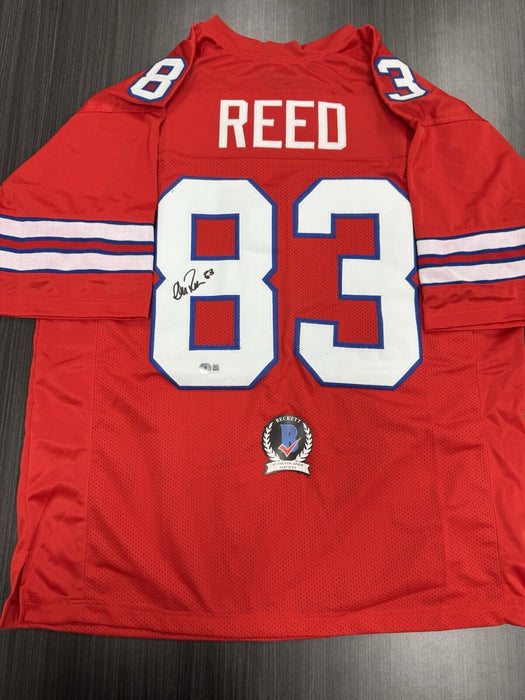 Andre Reed Signed Buffalo Bills Custom Jersey Beckett COA