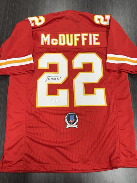 Trent McDuffie Signed Kansas City Chiefs Custom Jersey Beckett COA