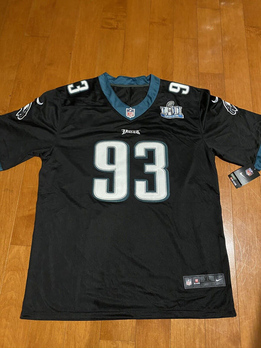 Timmy Jernigan Custom Philadelphia Eagles Super Bowl Jersey Size XL NWT