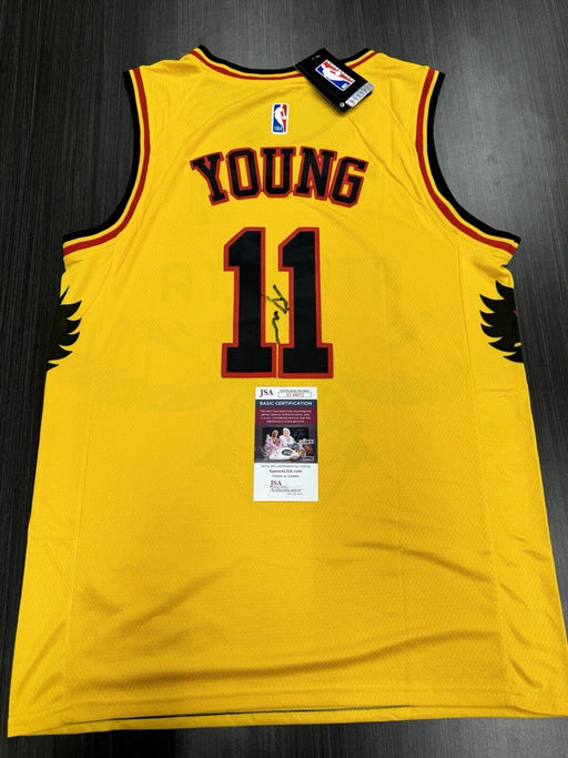 Trae Young Signed Atlanta Hawks Jersey JSA COA