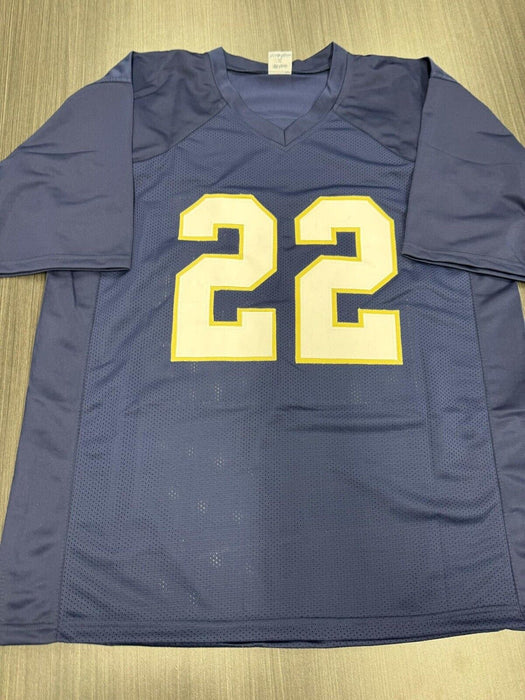 Julius jones Signed Notre Dame Fighting Irish Custom Jersey JSA COA