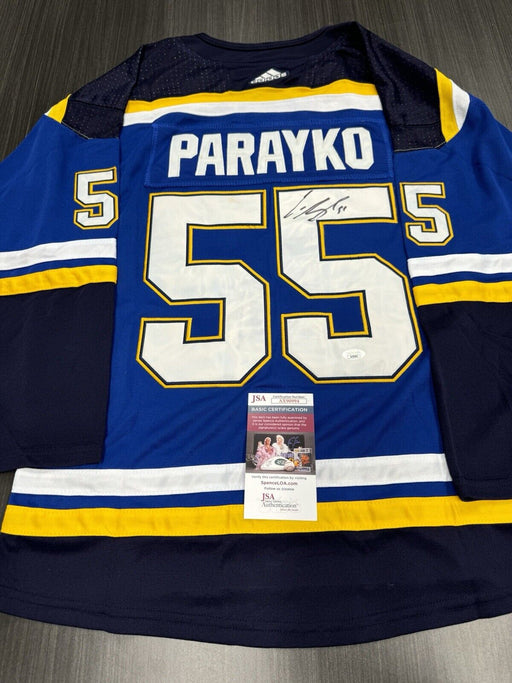 Colton Parayko Signed St. Louis Blues Jersey JSA COA