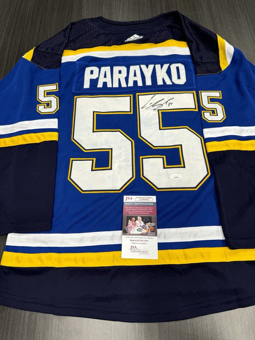 Colton Parayko Signed St. Louis Blues Jersey JSA COA