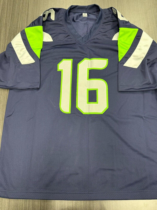 Tyler Lockett Signed Seattle Seahawks Custom Jersey JSA COA