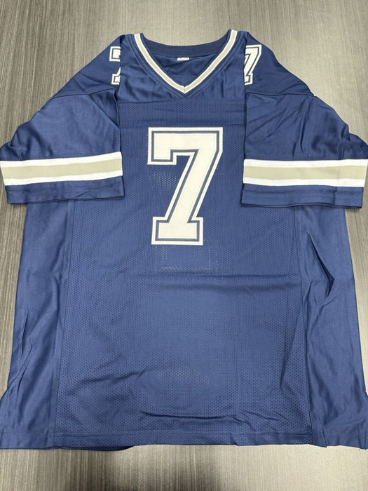 Trevon Diggs Signed Dallas Cowboys Custom Jersey Beckett COA