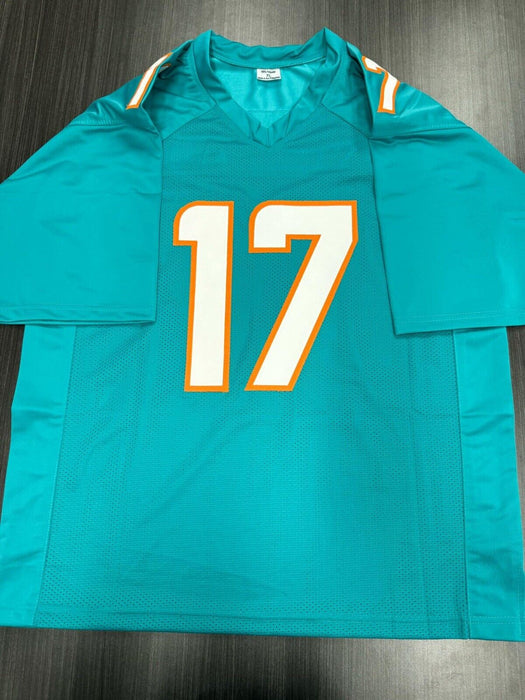 Jaylen waddle Signed Miami Dolphins Custom Jersey JSA COA