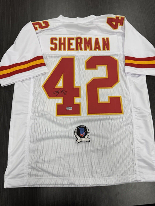 Anthony Sherman Signed Kansas City Chiefs Custom Jersey Beckett COA