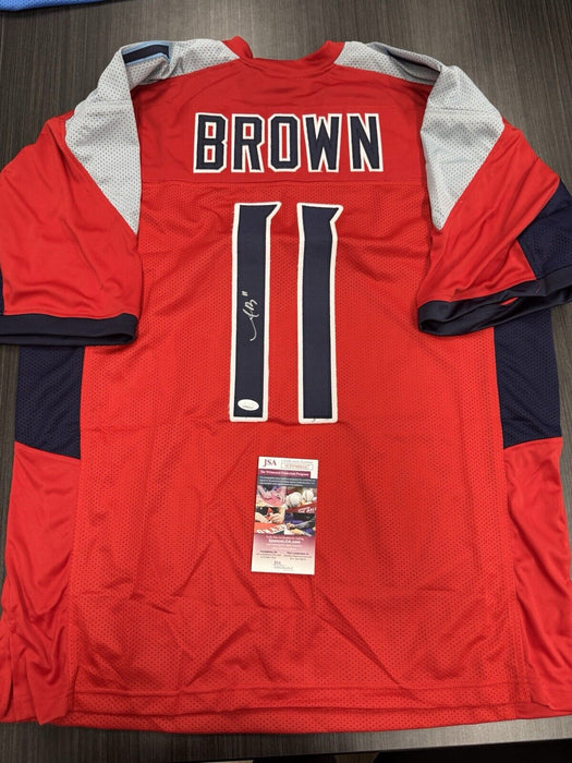 AJ Brown Signed Tennesee Titans Custom Jersey JSA COA