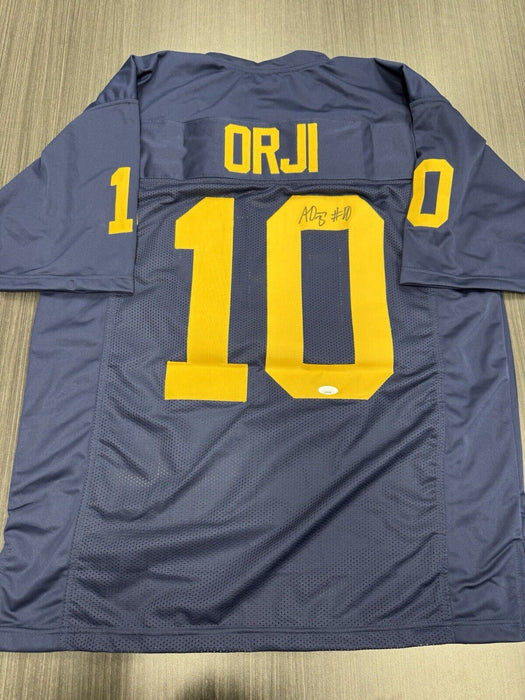 Alex Orji Signed Michigan Wolverines Custom Jersey JSA COA