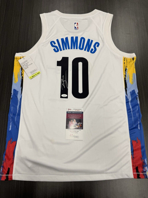 Ben Simmons Signed Brooklyn Nets Jersey JSA COA