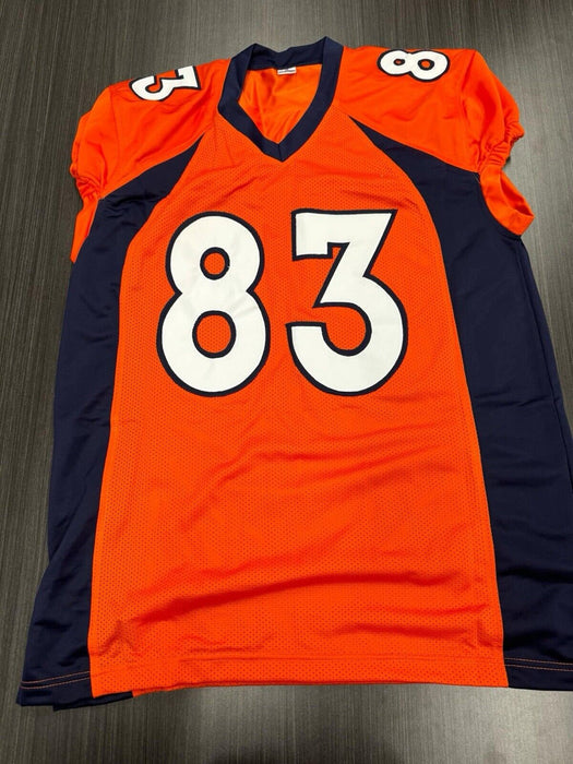 Marvin Mims Signed Denver Broncos Custom Jersey Beckett COA