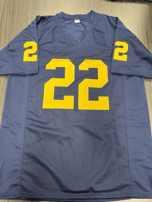 Ty Law Signed Michigan Wolverines Custom Jersey Beckett COA