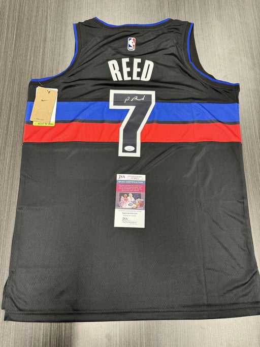 Paul Reed Signed Detroit Pistons Jersey JSA COA