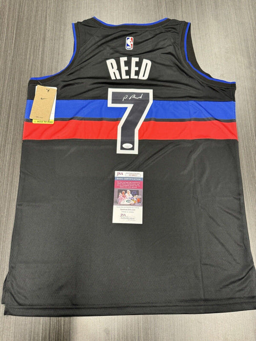 Paul Reed Signed Detroit Pistons Jersey JSA COA